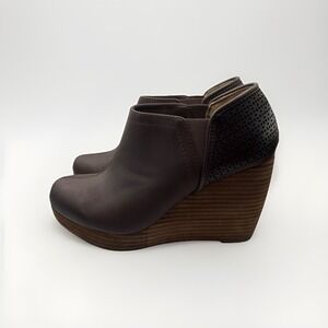 Dr. Scholl's Shoes Women's Harlow Ankle Boot - Size 5.5 Dark Brown